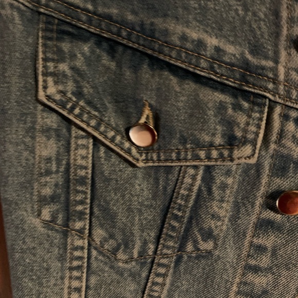 Vintage Parasuco for Santana cropped denim vest Medium - Picture 10 of 10